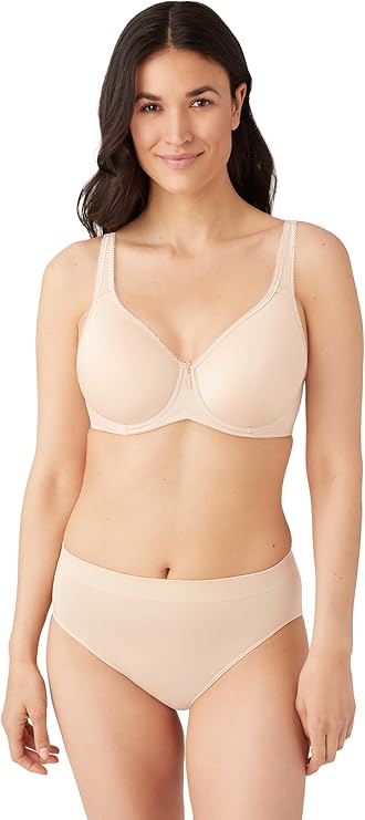Wacoal Basic Beauty Contour Spacer T-Shirt Bra  Sand Nude Size 42C