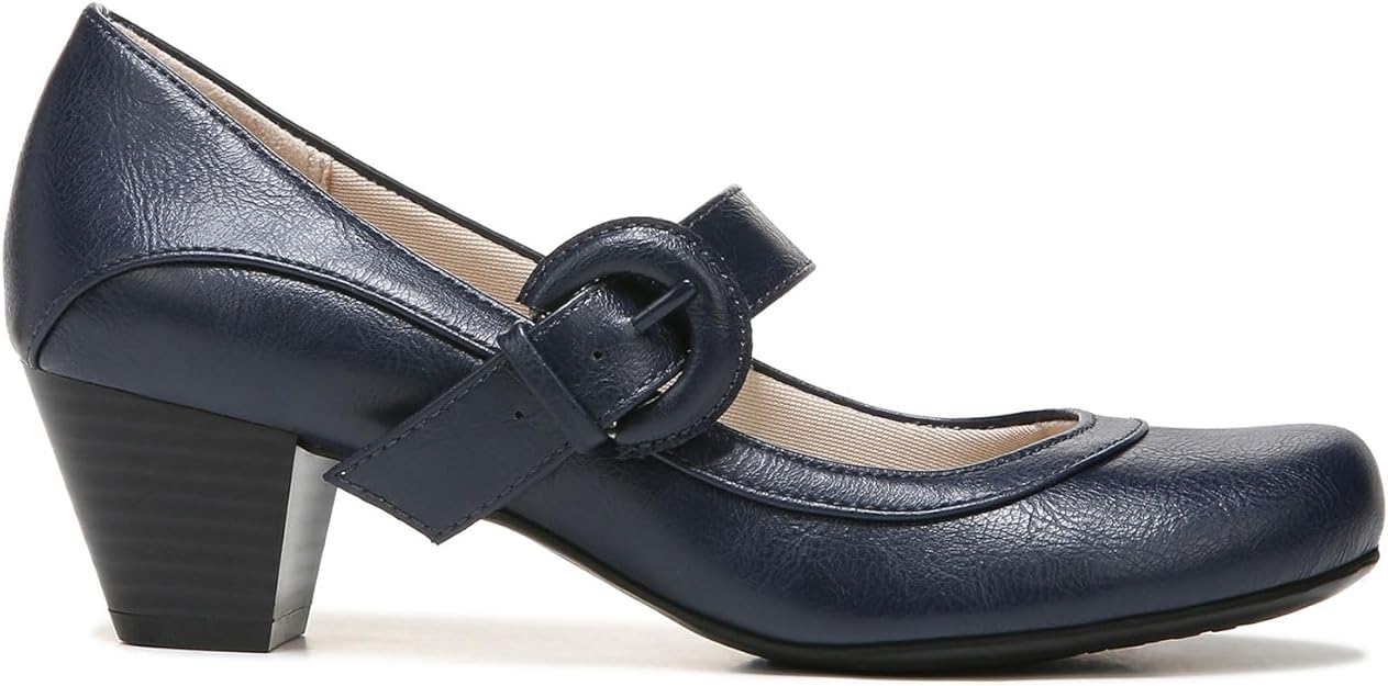 LifeStride Women's Rozz Mary Jane Pumps  Color Navy Size 7.5W