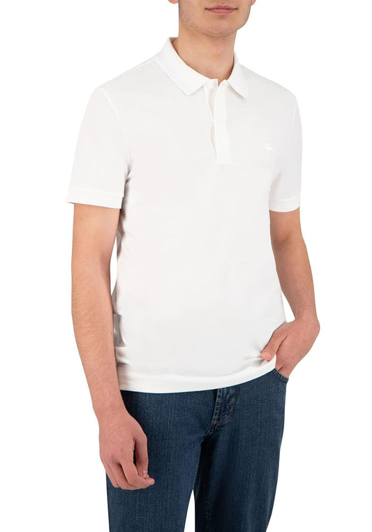 Lacoste Men's Regular-Fit Short Sleeve Polo Shirt  White Size XL