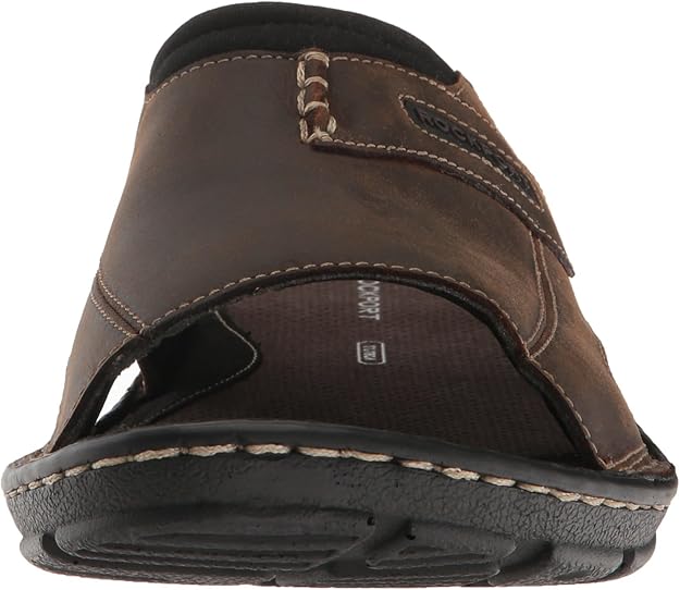 Rockport Men's Darwyn Slide 2 Sandals  Brown II Size 11.5