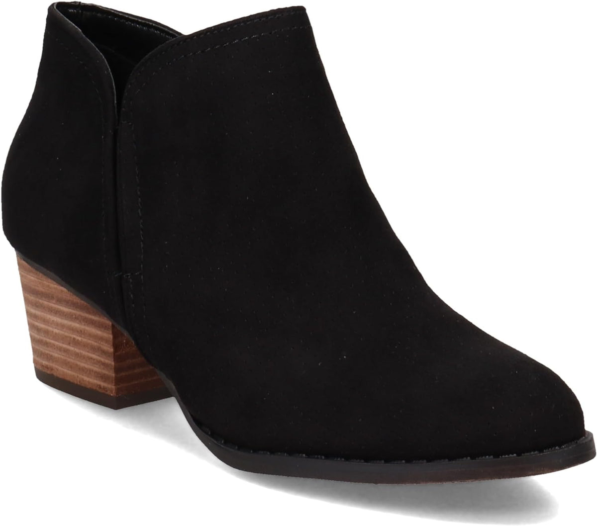 LifeStride Women's Blake Booties  Black Microfiber Size 6.5