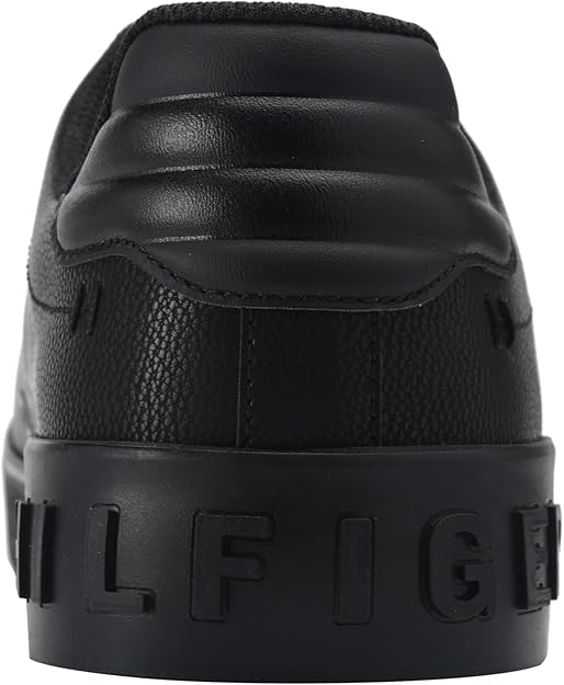 Tommy Hilfiger Men's Rezz Lace Up Low Top Sneakers  All Black Size 10 Style TMREZZ6