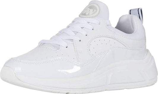 NINE WEST Women's Raylin Sneaker  Color White/White Size 10M
