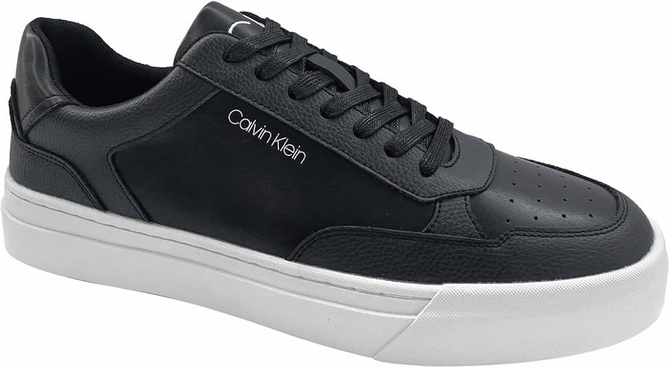 Calvin Klein Men's Stenzo Lace-Up Casual Sneakers  Dark Blue Size 11.5