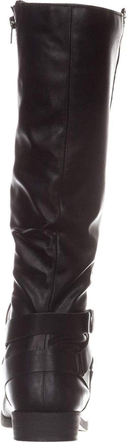 Style & Co Women's Madixe Wide-Calf Riding Boots  Black Size 7