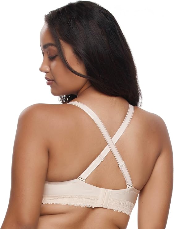 Paramour Gorgeous Memory Foam Contour T-shirt Bra  Bare Size 32DD