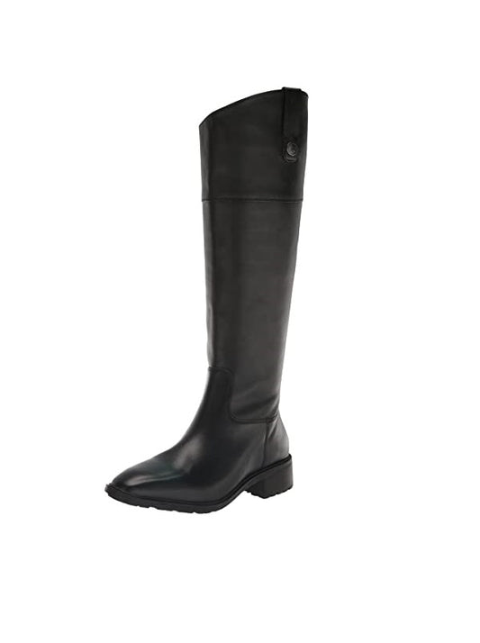 Sam Edelman Women's Drina Knee High Boot  Color Black Leather Size 6.5M