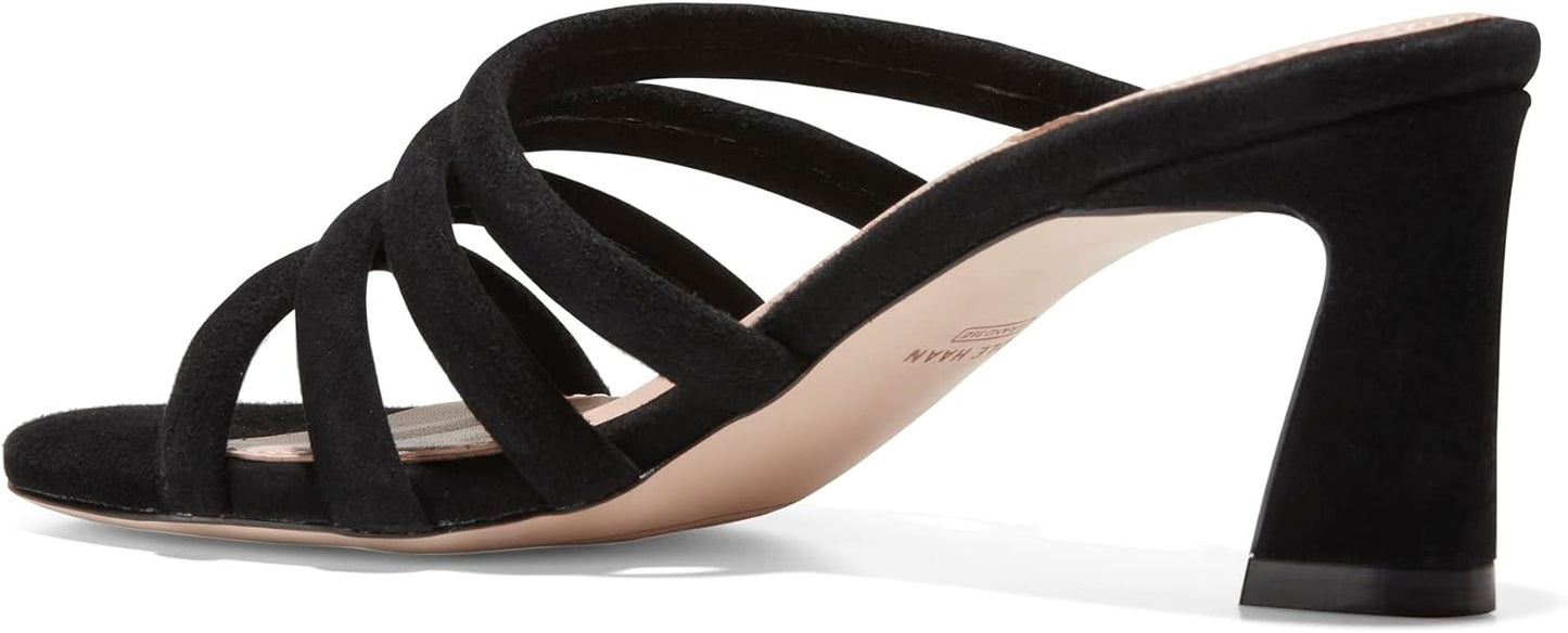 Cole Haan Women's Adella Dress Sandals  Color Black Suede Size 8M