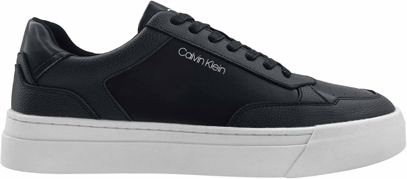 Calvin Klein Men's Stenzo Lace-Up Casual Sneakers  Dark Blue Size 11.5