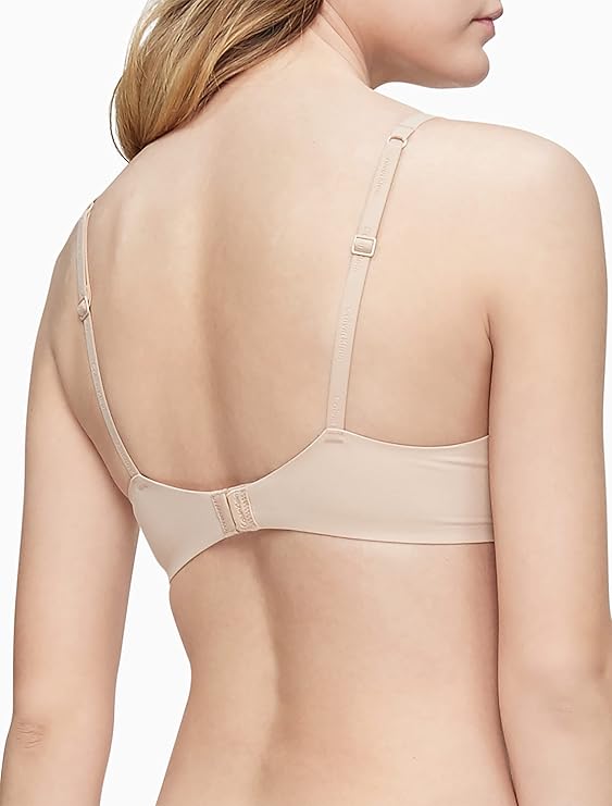 Calvin Klein Perfectly Fit Modern Lined T-Shirt Bra  Bare Nude Size 34B