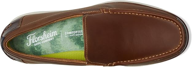 Florsheim Men's Tropics Moc Toe Venetian Slip-on Loafer  Brown Size 11W