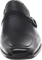 Stacy Adams Men's Beau Bit Perforated Slip-On Loafer  Black Size 9.5