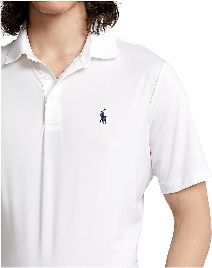 Polo Ralph Lauren Men's Classic-Fit Performance Polo Shirt  Color Pure White Size 2XL