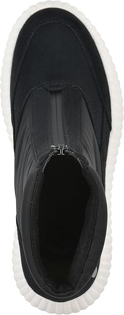 White Mountain Women's Downtown Platform Booties  Black Multi Smooth Size 9.5