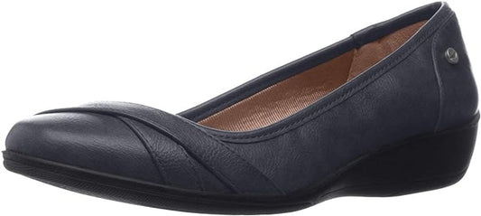 LifeStride Women's I Loyal Ballerina Flats  Color Navy Size 10M