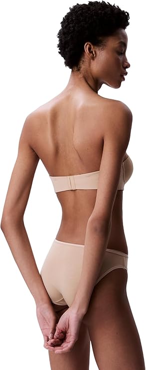 Calvin Klein Perfectly Fit Strapless Convertible Push-Up Bra  Bare Nude Size 34C
