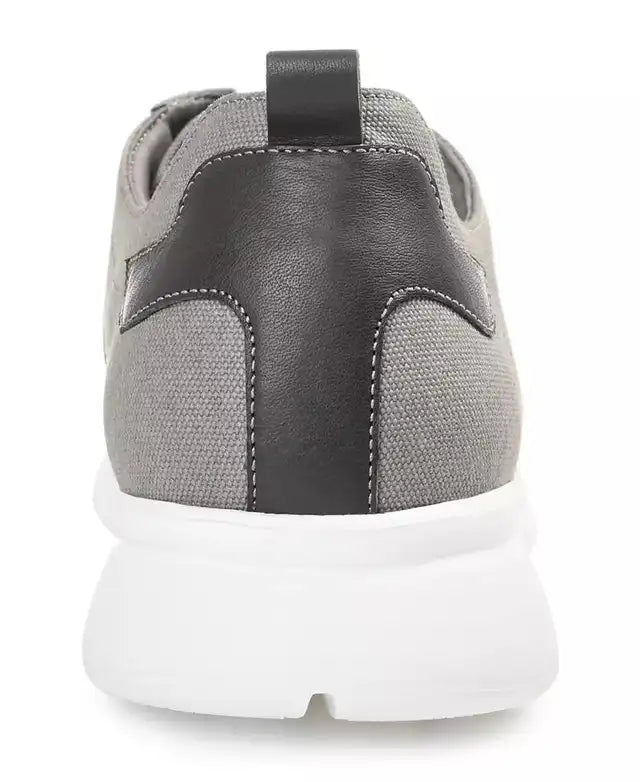 Thomas & Vine Men's Adler Mixed Media Sneakers  Gray Size 8