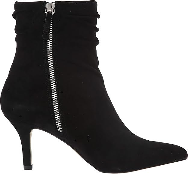 Bella Vita Women's Danielle Ankle Boot Booties   Black Suede Leather Size 9.5W