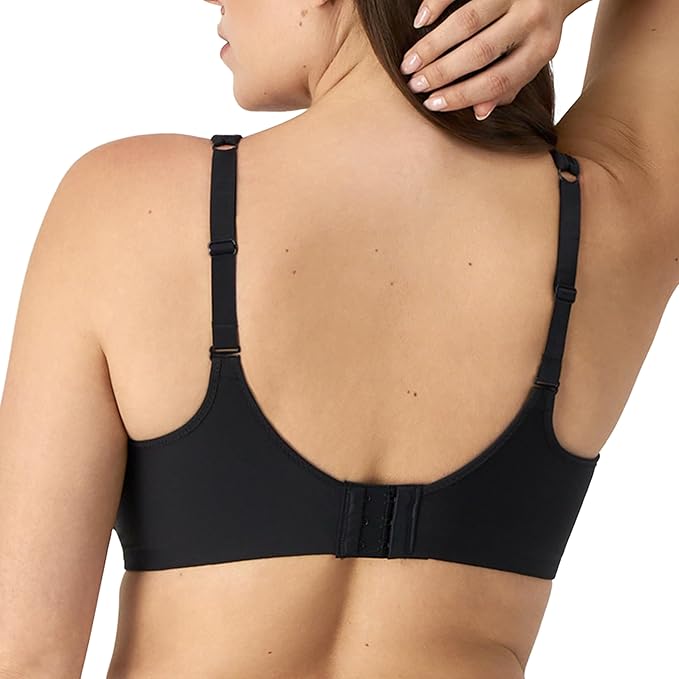 Bali Ultra Light T-Shirt Convertible Underwire Bra  Black Size 40B