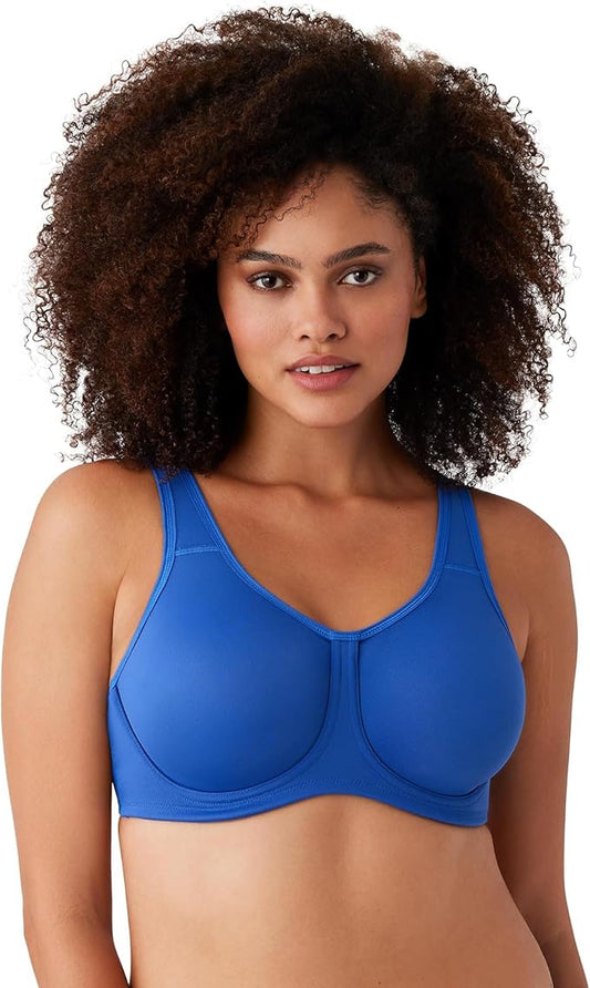 Wacoal Full Support Underwire Sport Bra  Beaucoup Blue Size 34C