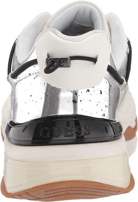 GUESS Men's Fintan Sneakers  Color Silver Size 12M