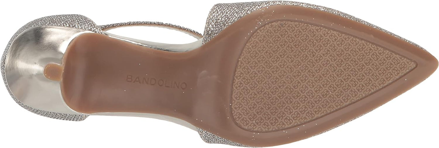 Bandolino Women's Zeffer Kitten Heel Pumps  Color Gold Glam Size 9M