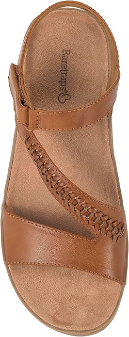 Baretraps Interior Frolick Side Closure Sandal  Dark Caramel Size 8
