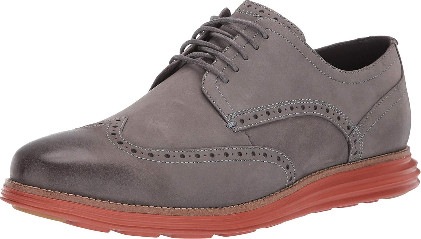 Cole Haan Men's Original Grand Shortwing Oxfords  Magnet Nubuck Size 11.5