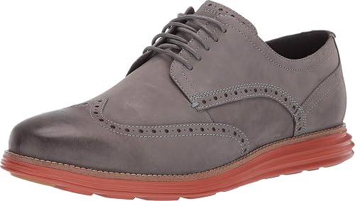 Cole Haan Men's Original Grand Shortwing Oxfords  Magnet Nubuck Size 11.5