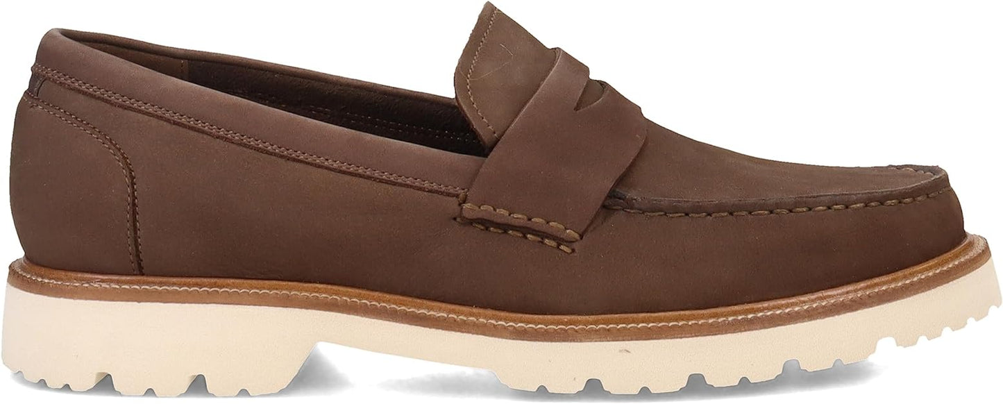 Cole Haan Men's American Classics Penny Loafers  Color Truffle Nubuck/Egret Size 10.5