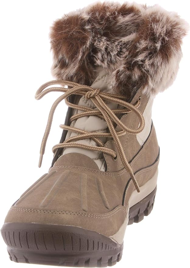 BEARPAW Women's Becka Cold-Weather Boots  Color Stone Size 9M
