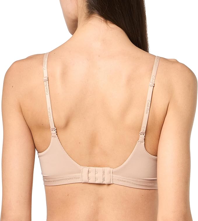 Calvin Klein Women's Form To Body Lightly Line Bralette  Cedar Size XL