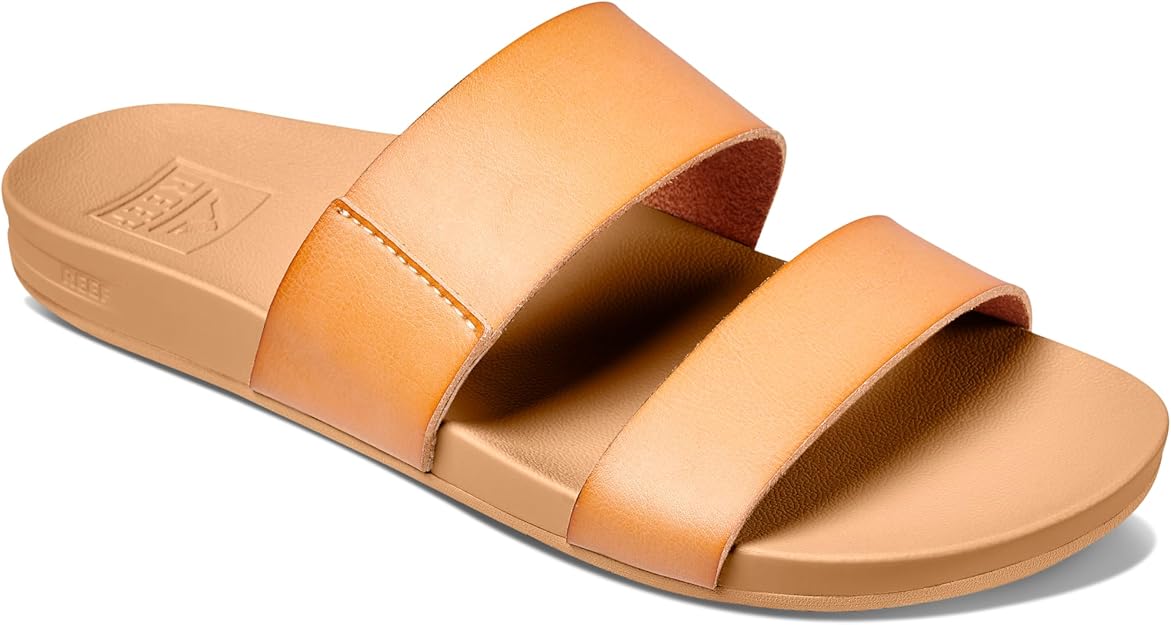 REEF Women's Cushion Vista Slide Sandal  Natural Size 7