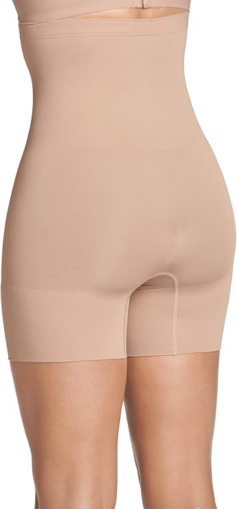 Jockey Shapewear Skimmies High-Waist Mid-Thigh Short  Light Size M