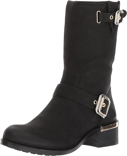 Vince Camuto Women's Windy Motorcycle Boot  Color Black Size 5.5M