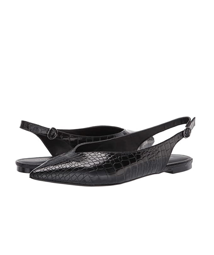 Rampage Women's Blaine Slingback Mules  Black Size 7.5