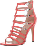 BCBGeneration Women's Jean Caged Heeled Dress Sandals  Flare Size 11