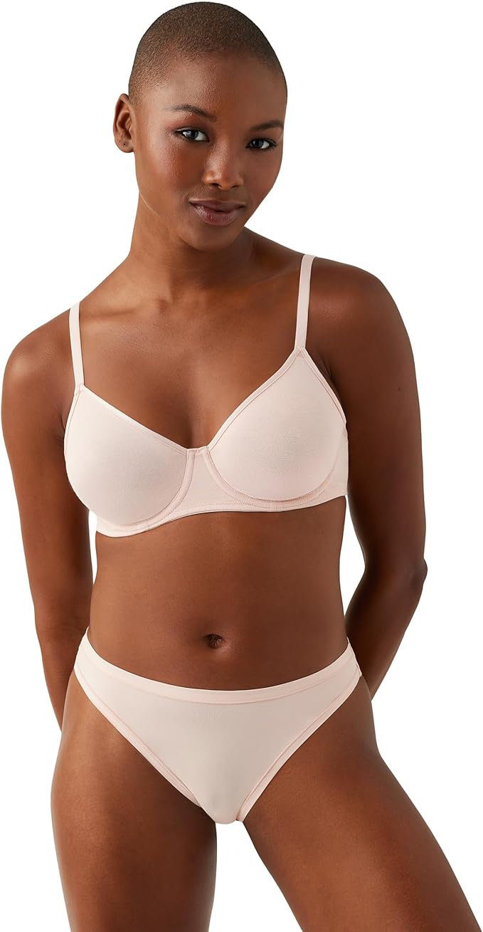 b.tempt'd Women's Cotton To A Tee Underwire Bra  Rose Smoke Size 34B