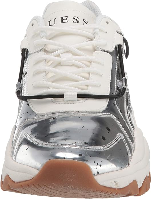 GUESS Men's Fintan Sneakers  Color Silver Size 12M