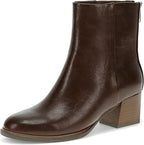 Baretraps Women's Bessie Block Heel Booties  Bloodstone Size 7