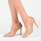 Journee Collection Women's Ninna High Stiletto Pointed Toe Pumps   Red Size 9.5