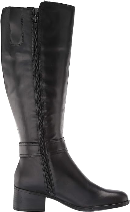 Naturalizer Women's Kelso Wide Calf High Shaft Boots  Black Size 7M WC