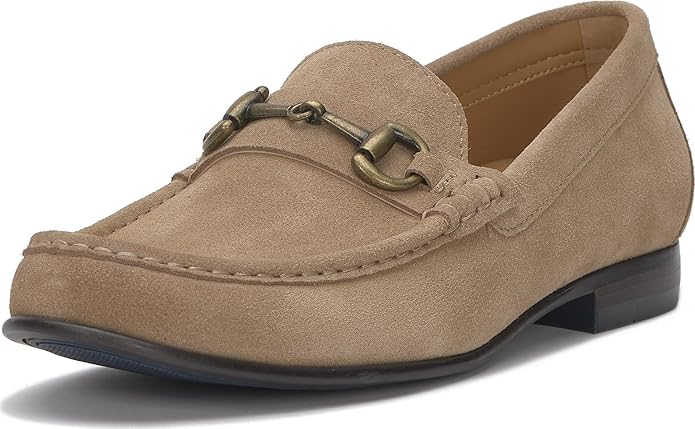 Vince Camuto Men's Caelan Bit Dress Loafer  Sandstone/Tolsue Size 10.5