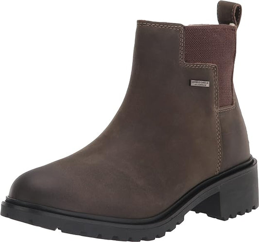 Rockport Women's Ryleigh Weatherproof Gore Chelsea Booties  Color Dark Taupe Leather  Size 7.5M