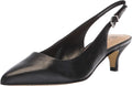Bella Vita Women's Scarlett Slingback Pumps  Color Black Leather Size 7.5M