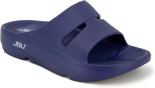 JBU Women's Dover Recovery Slide Sandal  Navy Size 9