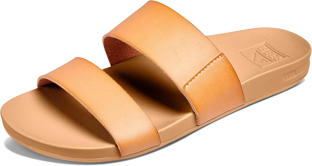 REEF Women's Cushion Vista Slide Sandal  Natural Size 7