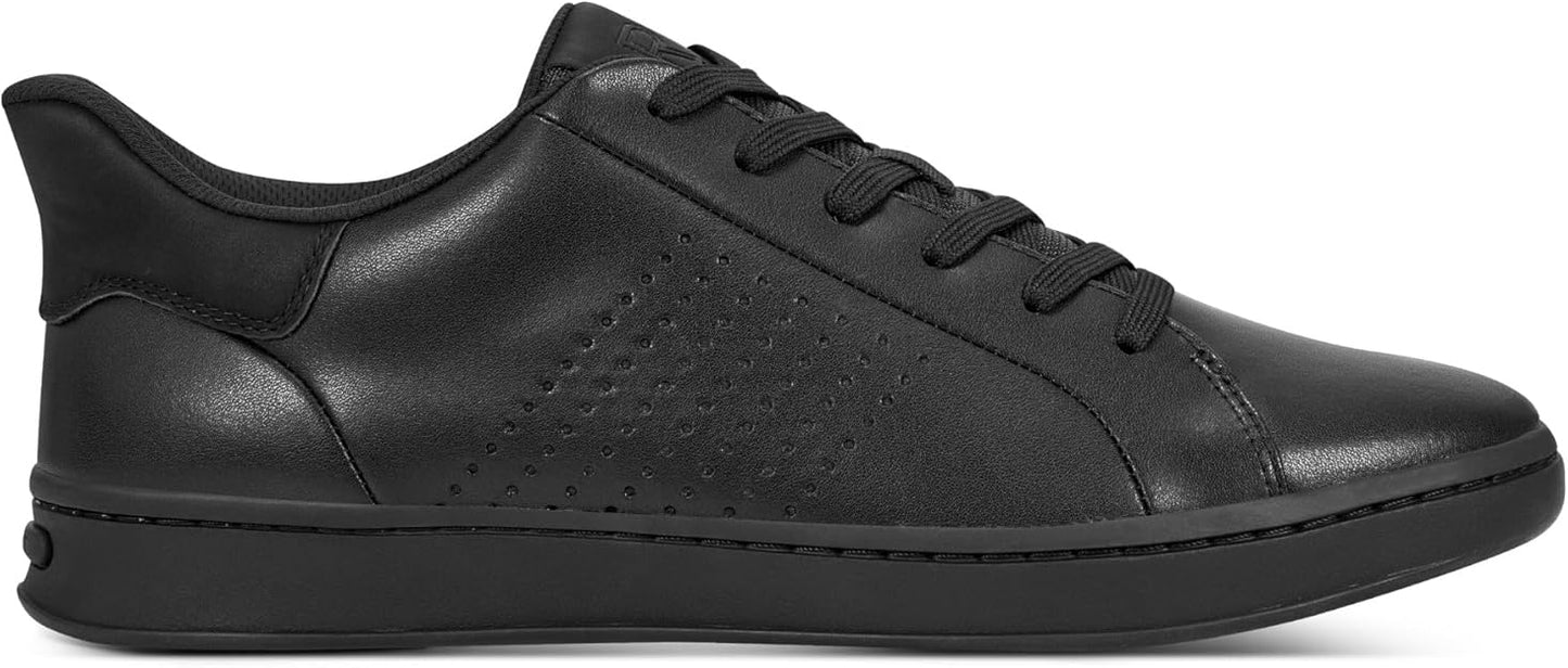 Rockport Men's Nash Step Activated Casual Lace-up Sneakers  Black Leather Size 10
