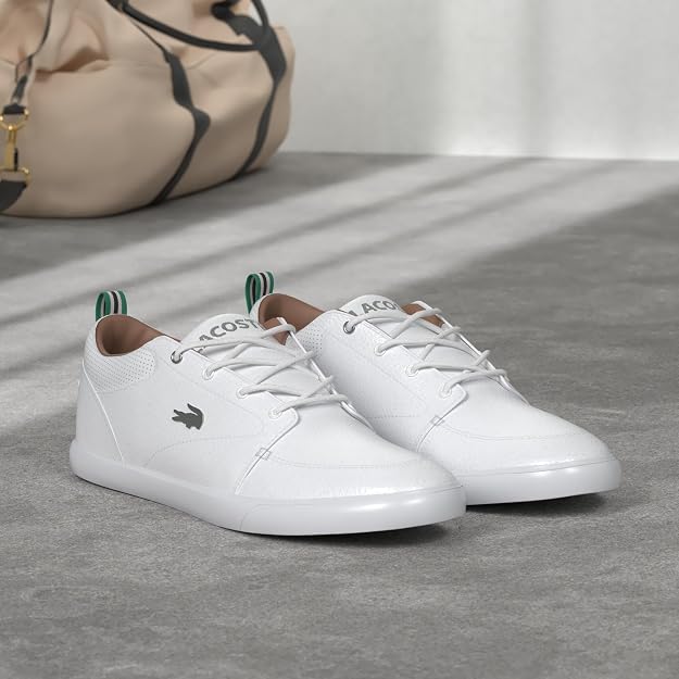 Lacoste Men's Bayliss Sneakers Deep White Size 8