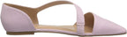 Journee Collection Women's Cross Strap Pointed Toe Flat  Color Pink Size 8M